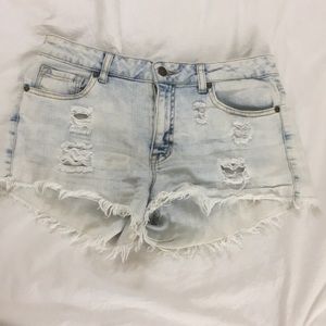 Altar’d State Distressed Jean Shorts